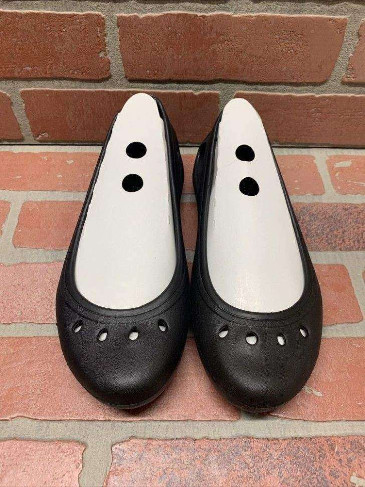 Балетки Жіночі Crocs Kadee Flat Black — фото 8