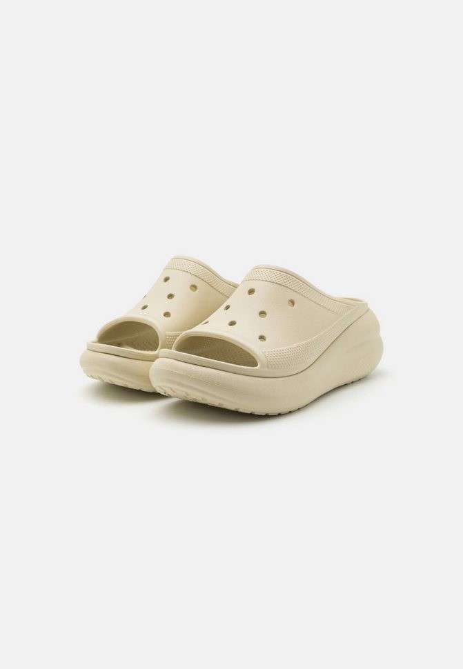 Жіночі шльопанці Crocs Classic Crush Platform Slide Bone — фото 9