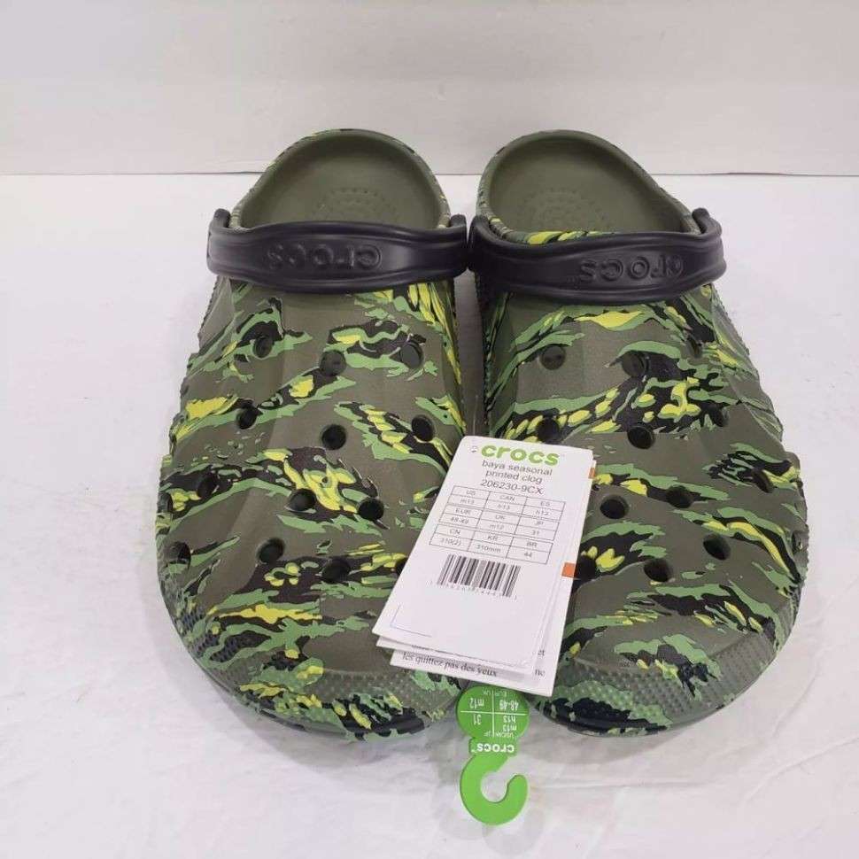Чоловічі Crocs Baya Seasonal Printed Clog Tiger Camo — фото 9