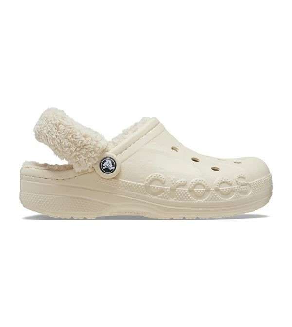 Жіночі Crocs Бая Утеплені Беж Baya Lined Fuzz Strap Bone — фото 2