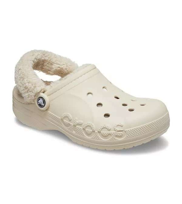 Жіночі Crocs Бая Утеплені Беж Baya Lined Fuzz Strap Bone — фото 5