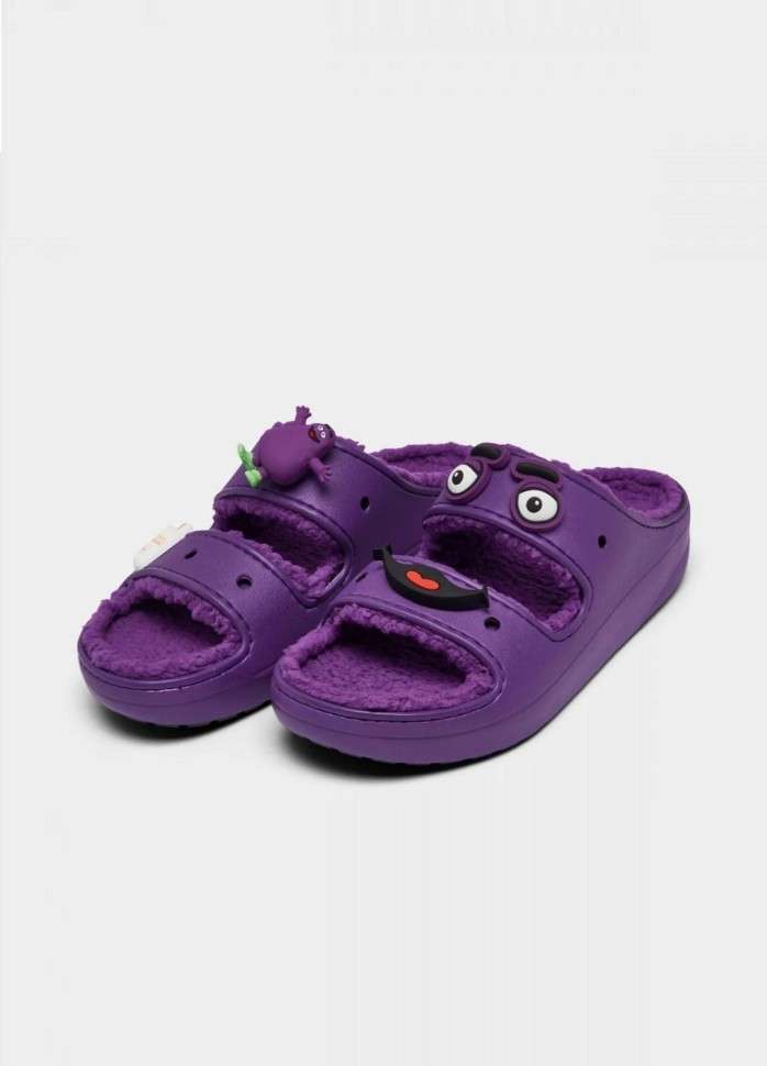 Жіночі Crocs Теплі Фіолетові x McDonald’s Sandal Violet — фото 2
