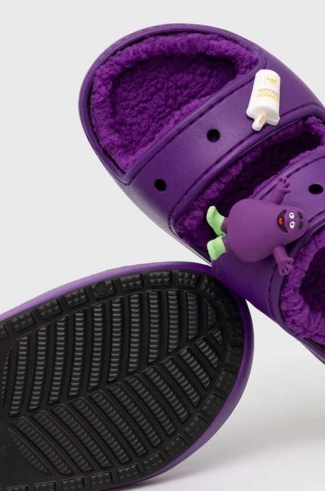 Жіночі Crocs Теплі Фіолетові x McDonald’s Sandal Violet — фото 5
