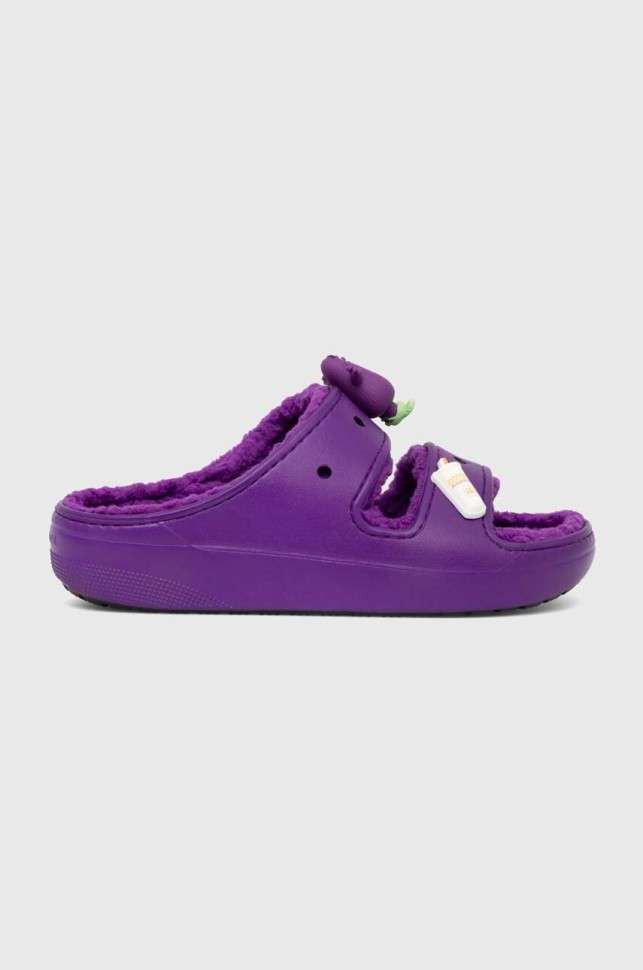 Жіночі Crocs Теплі Фіолетові x McDonald’s Sandal Violet — фото 7