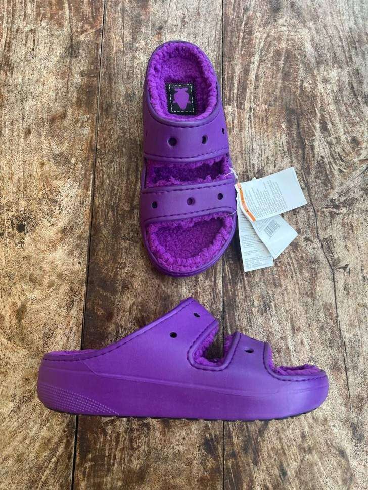 Жіночі Crocs Теплі Фіолетові x McDonald’s Sandal Violet — фото 9