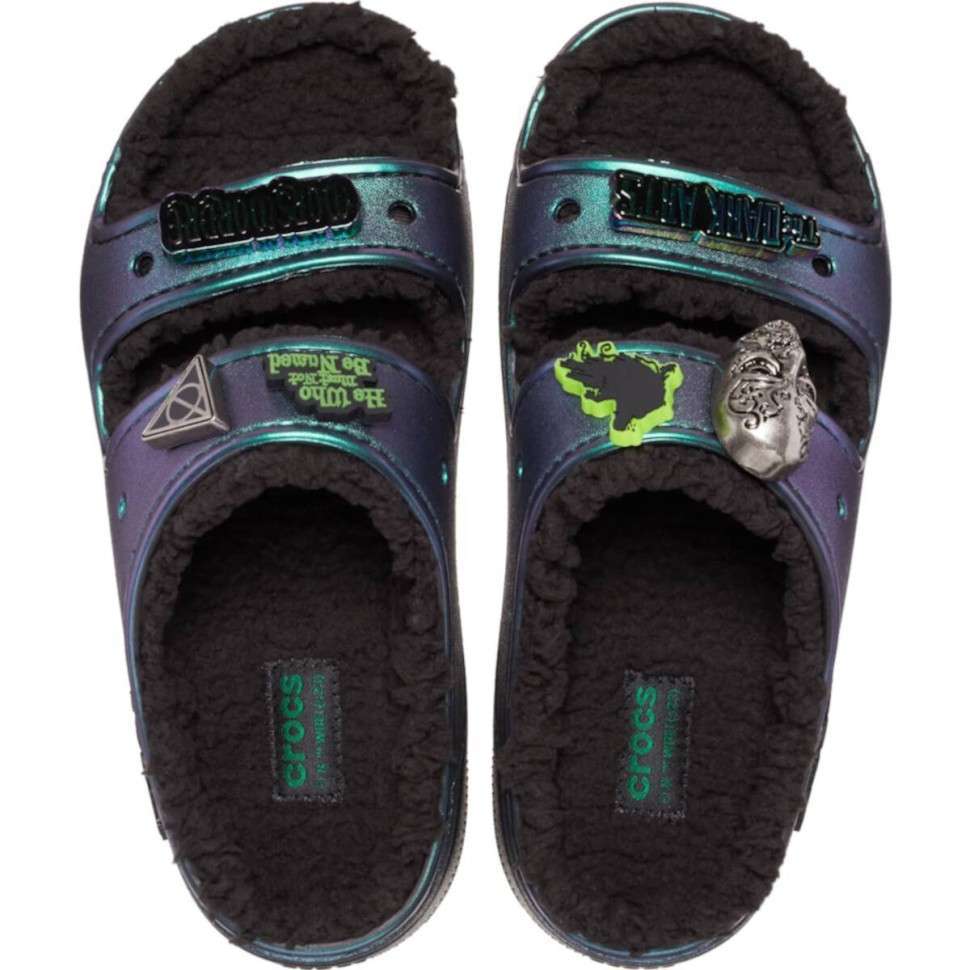 Жіночі Crocs утеплені галографічні Adult Harry Potter Dark Arts Cozzzy Slippers — фото 6