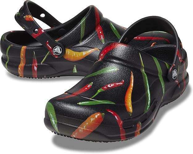 Crocs Спеціаліст Унісекс Чорні Unisex's Bistro Graphic Clog Black Pepper