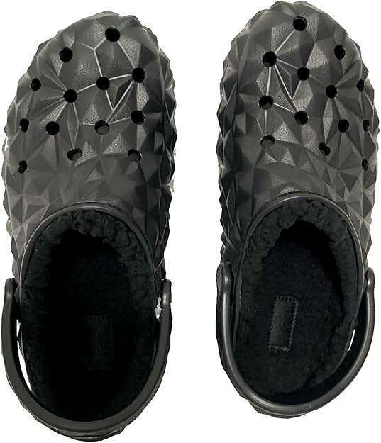Crocs Геометрік Клог Класік Утеплені Чорні Classic Geometric Lined Clog — фото 3