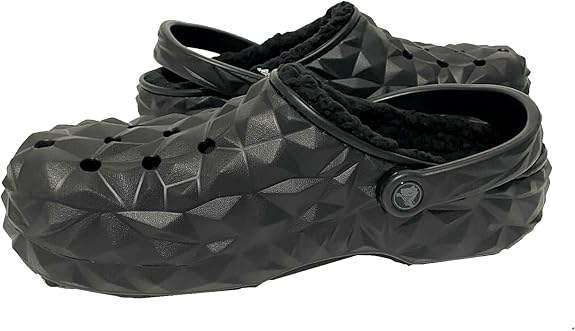Crocs Геометрік Клог Класік Утеплені Чорні Classic Geometric Lined Clog — фото 9
