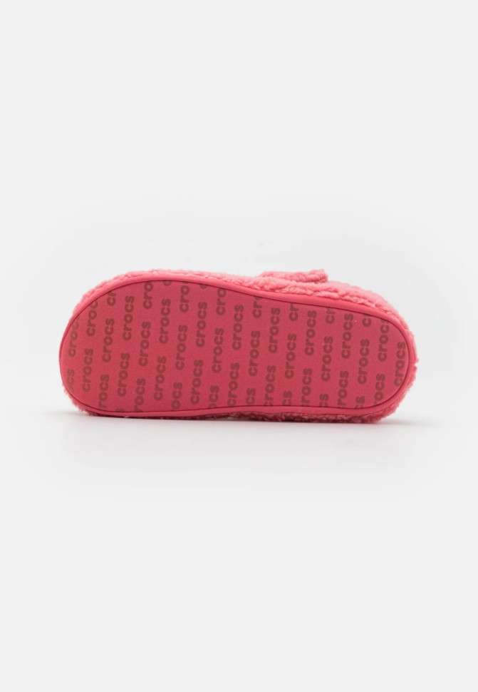 Crocs утеплені Рожеві Жіночі Classic Cozzzy Slipper - hot blush — фото 4