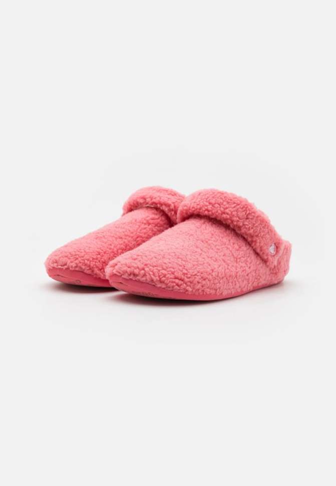 Crocs утеплені Рожеві Жіночі Classic Cozzzy Slipper - hot blush — фото 7