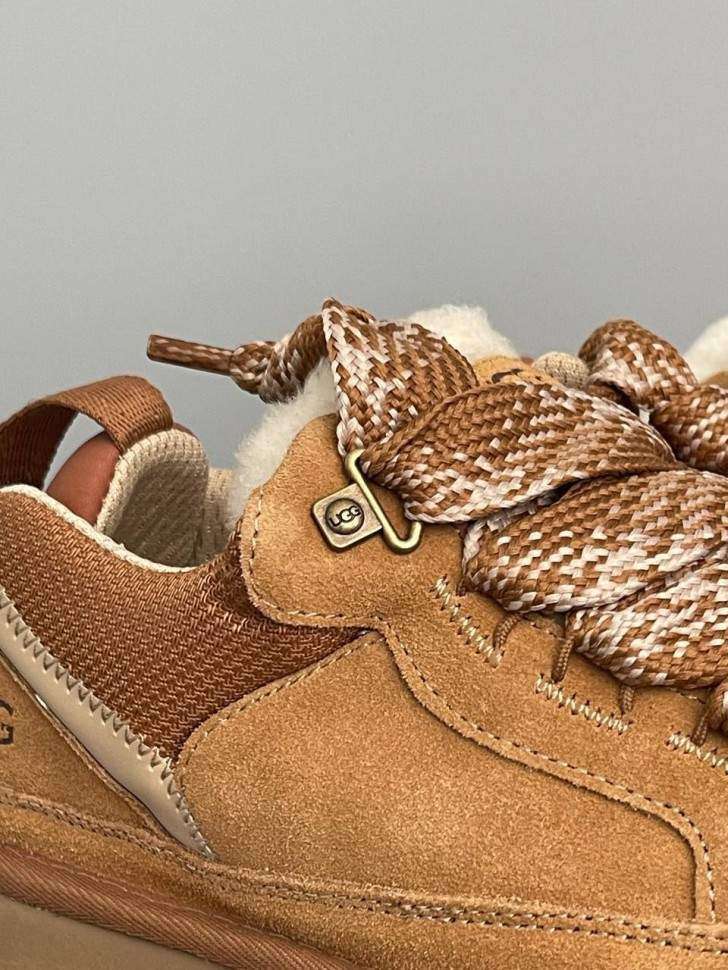 Жіночі UGG Кросівки Платформа Зимові Замшеві Коричневі Lowmel Platform Sneaker Chestnut — фото 5