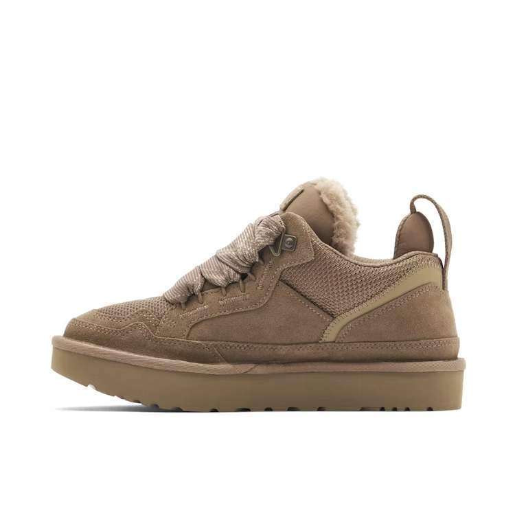 Жіночі UGG кросівки Зимові Замшеві Хакі Lowmel Sneaker Khaki Antilope — фото 3
