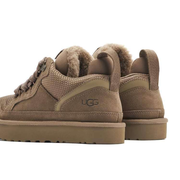 Жіночі UGG кросівки Зимові Замшеві Хакі Lowmel Sneaker Khaki Antilope — фото 5