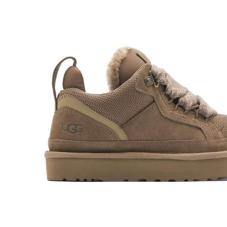 Жіночі UGG кросівки Зимові Замшеві Хакі Lowmel Sneaker Khaki Antilope — фото 6
