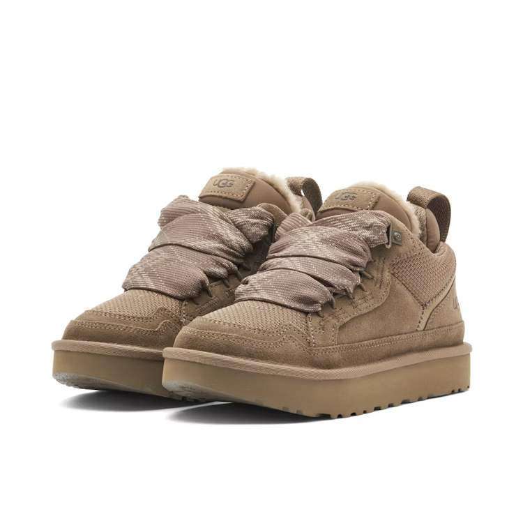 Жіночі UGG кросівки Зимові Замшеві Хакі Lowmel Sneaker Khaki Antilope — фото 7