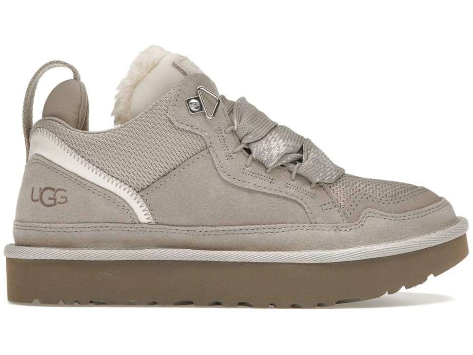Жіночі UGG кросівки Зимові Замшеві Сірі Lowmel Sneaker Grey Pumice — фото 1