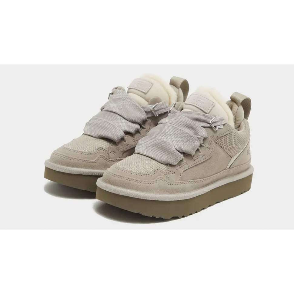 Жіночі UGG кросівки Зимові Замшеві Сірі Lowmel Sneaker Grey Pumice — фото 3