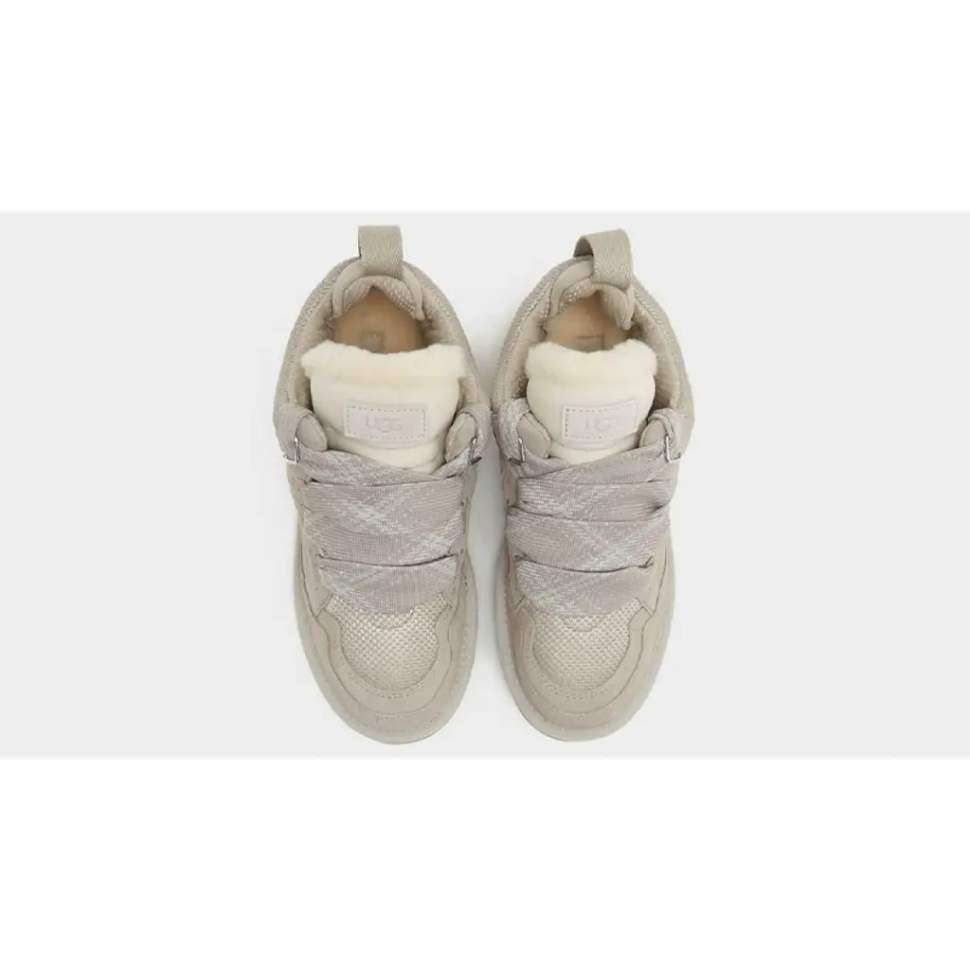 Жіночі UGG кросівки Зимові Замшеві Сірі Lowmel Sneaker Grey Pumice — фото 4