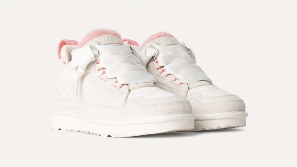 Жіночі UGG Кросівки Зимові Замшеві Рожеві Women's Lowmel Love 25 "Jasmine/Tropical Pink — фото 11