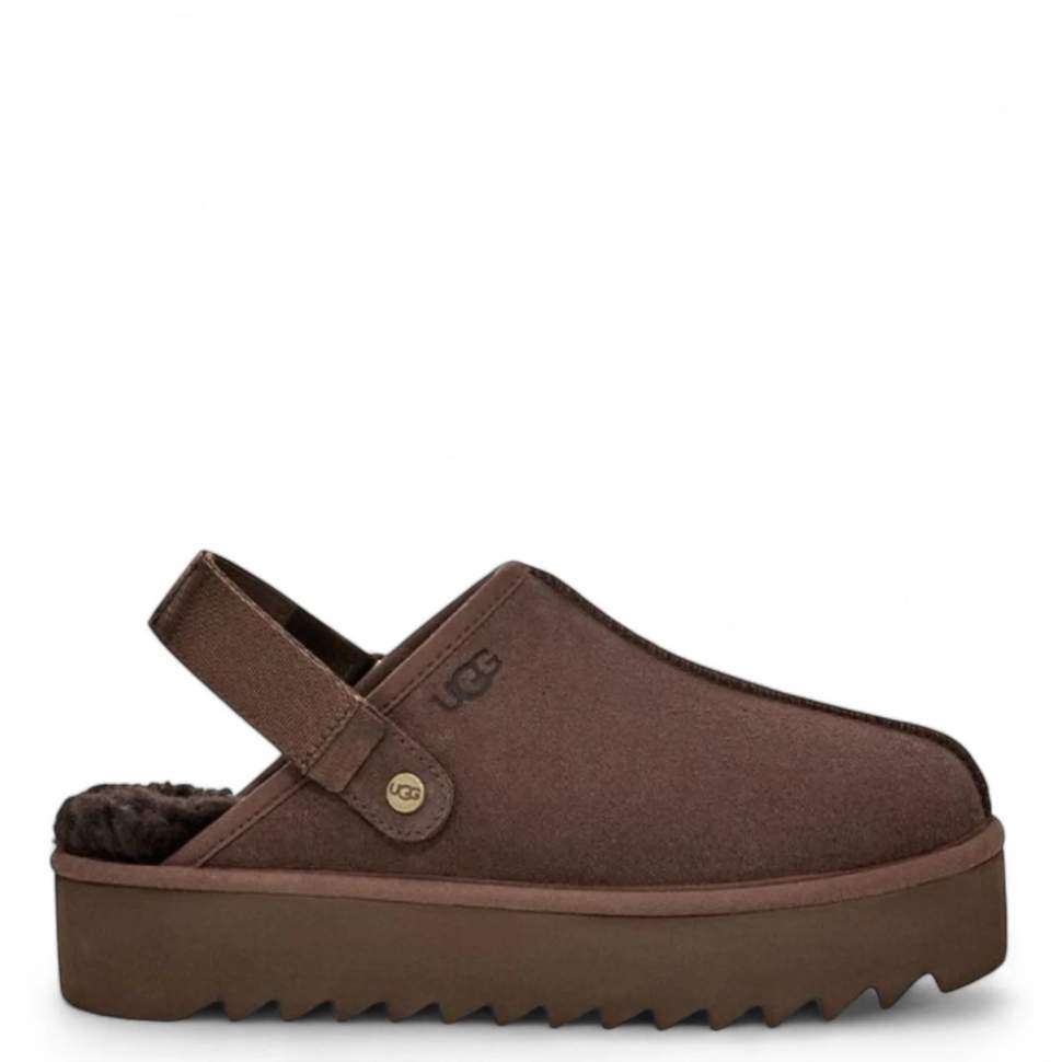 Жіночі UGG Ланах Сандалі Платформа Шоколадні Lanah Clog Chestnut Chocolate