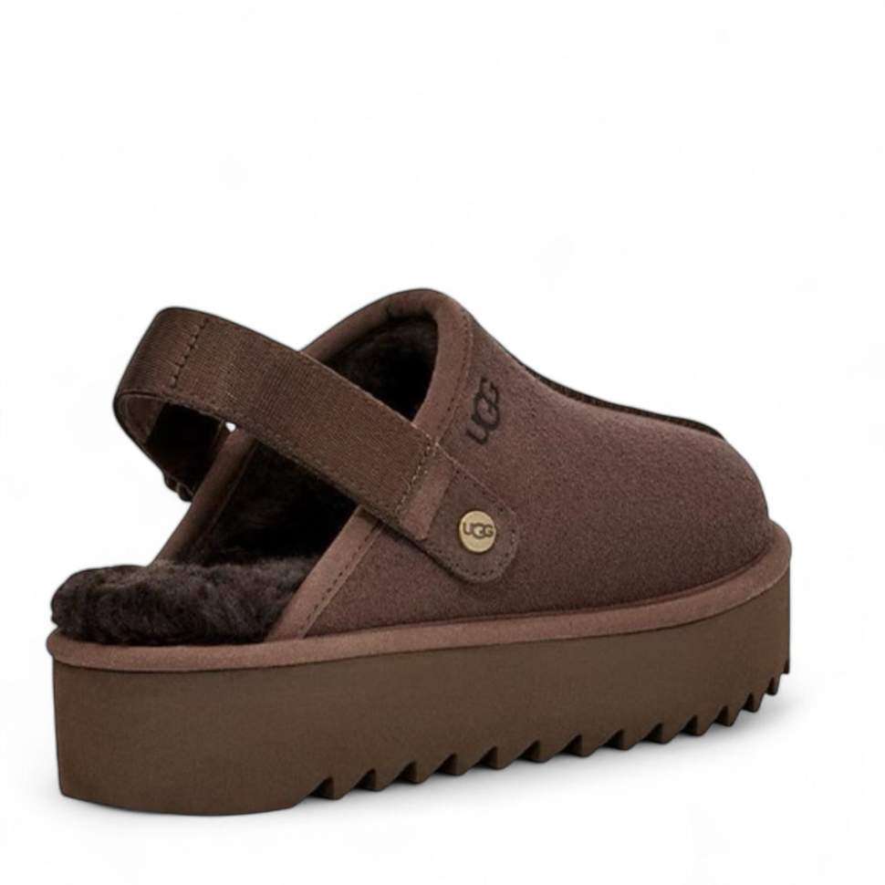 Жіночі UGG Ланах Сандалі Платформа Шоколадні Lanah Clog Chestnut Chocolate — фото 2