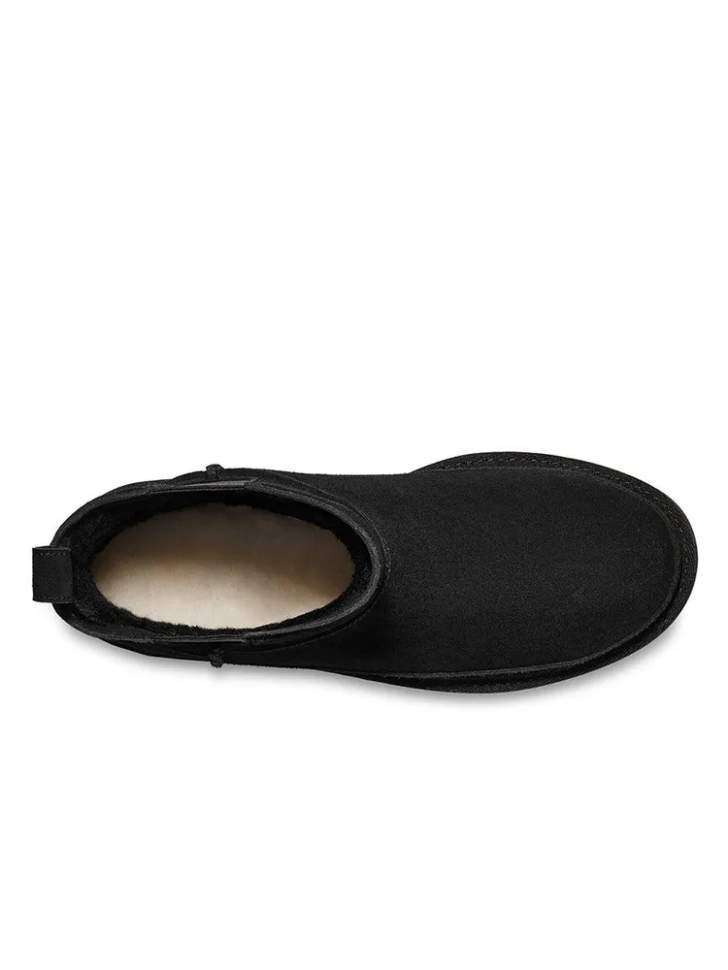 Жіночі UGG Челсі Платформа Чорні Замша Міні Chelsea Platform Tractor Black — фото 5