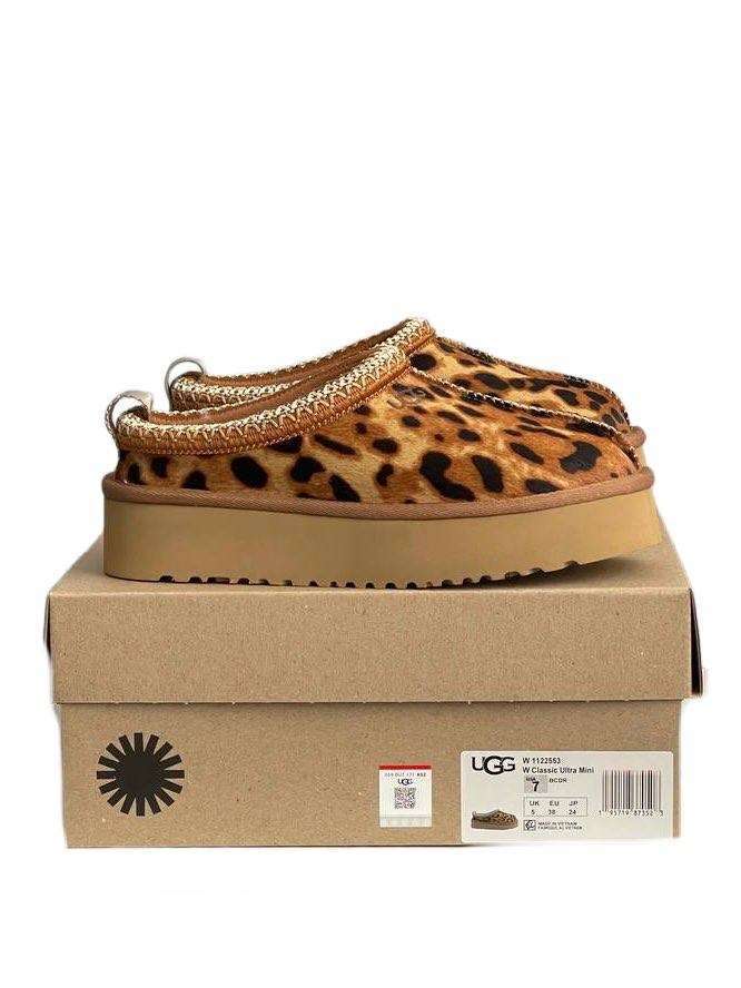 Жіночі UGG Тазз Сліппер Ультра Міні Платформа Леопардові Tazz Platform Leopard Print