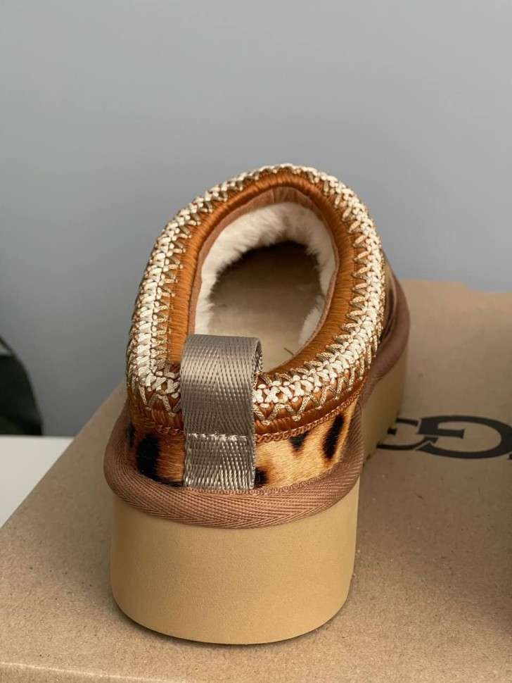 Жіночі UGG Тазз Сліппер Ультра Міні Платформа Леопардові Tazz Platform Leopard Print — фото 2