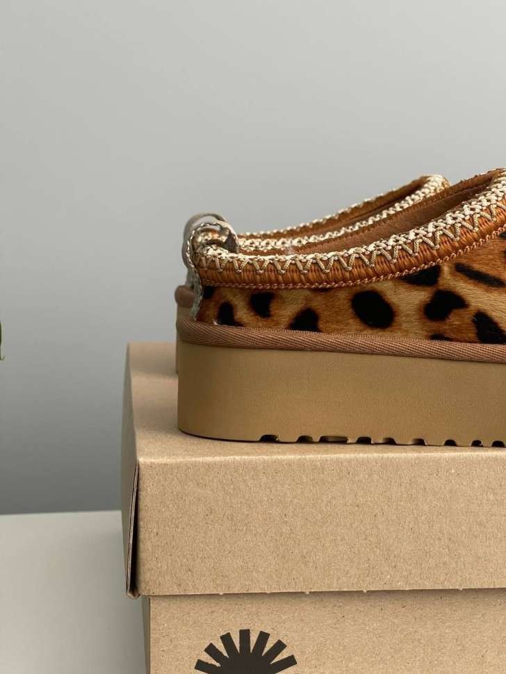 Жіночі UGG Тазз Сліппер Ультра Міні Платформа Леопардові Tazz Platform Leopard Print — фото 4
