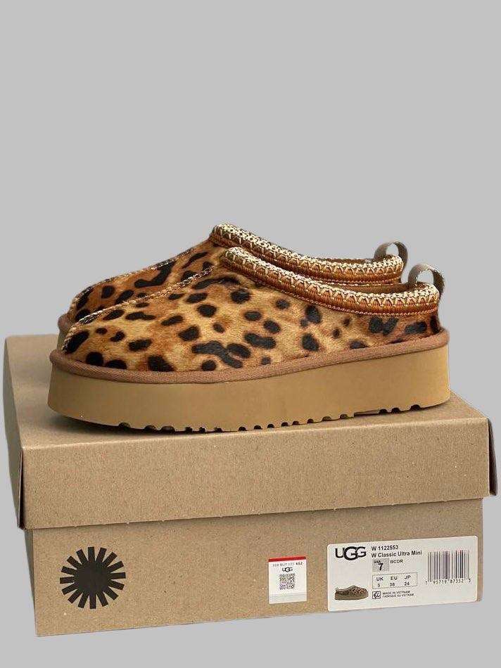 Жіночі UGG Тазз Сліппер Ультра Міні Платформа Леопардові Tazz Platform Leopard Print — фото 5
