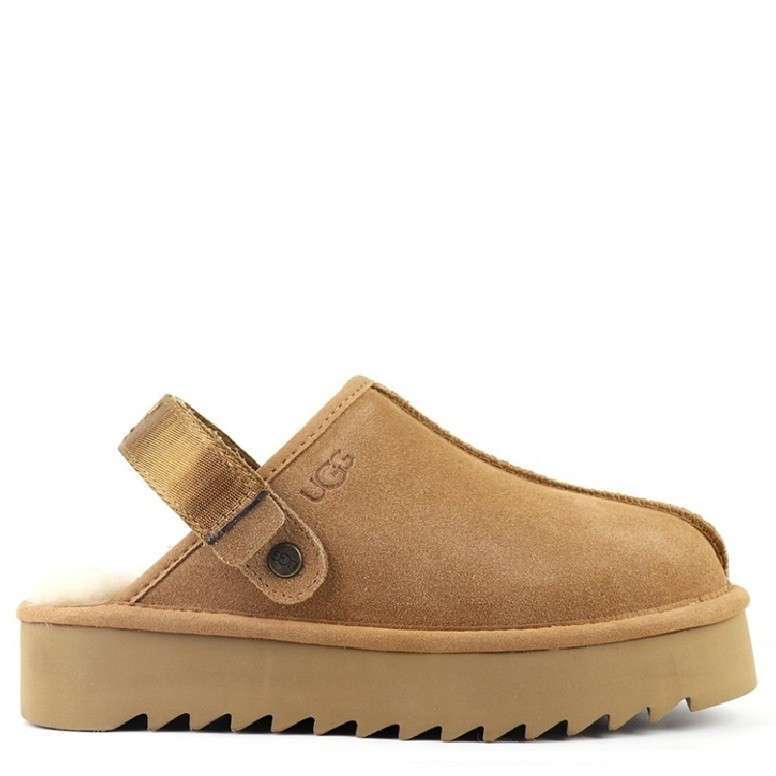 Жіночі UGG Ланах Сандалі Платформа Памаранчеві Lanah Clog Chestnut Platform