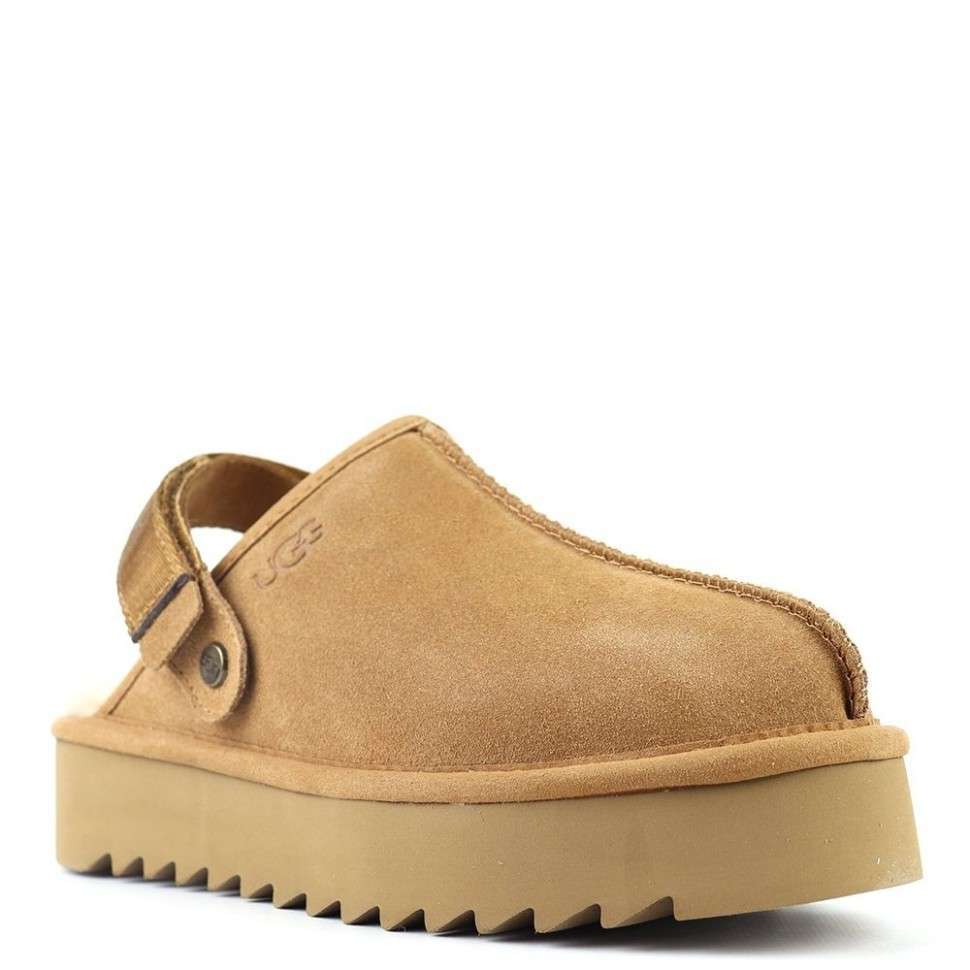 Жіночі UGG Ланах Сандалі Платформа Памаранчеві Lanah Clog Chestnut Platform — фото 2