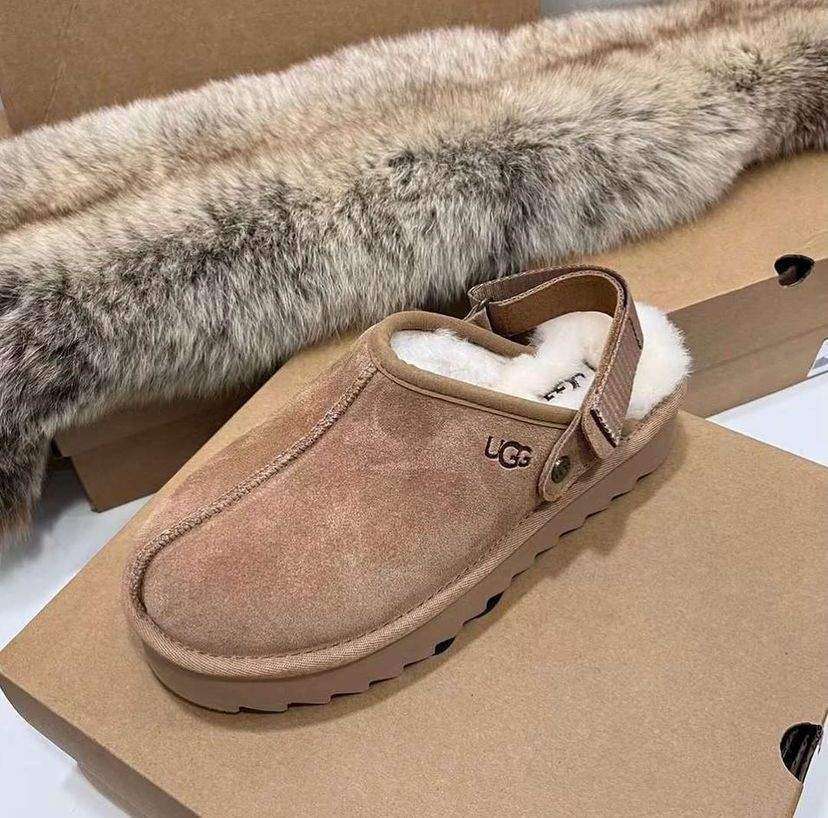 Жіночі UGG Ланах Сандалі Платформа Памаранчеві Lanah Clog Chestnut Platform — фото 15
