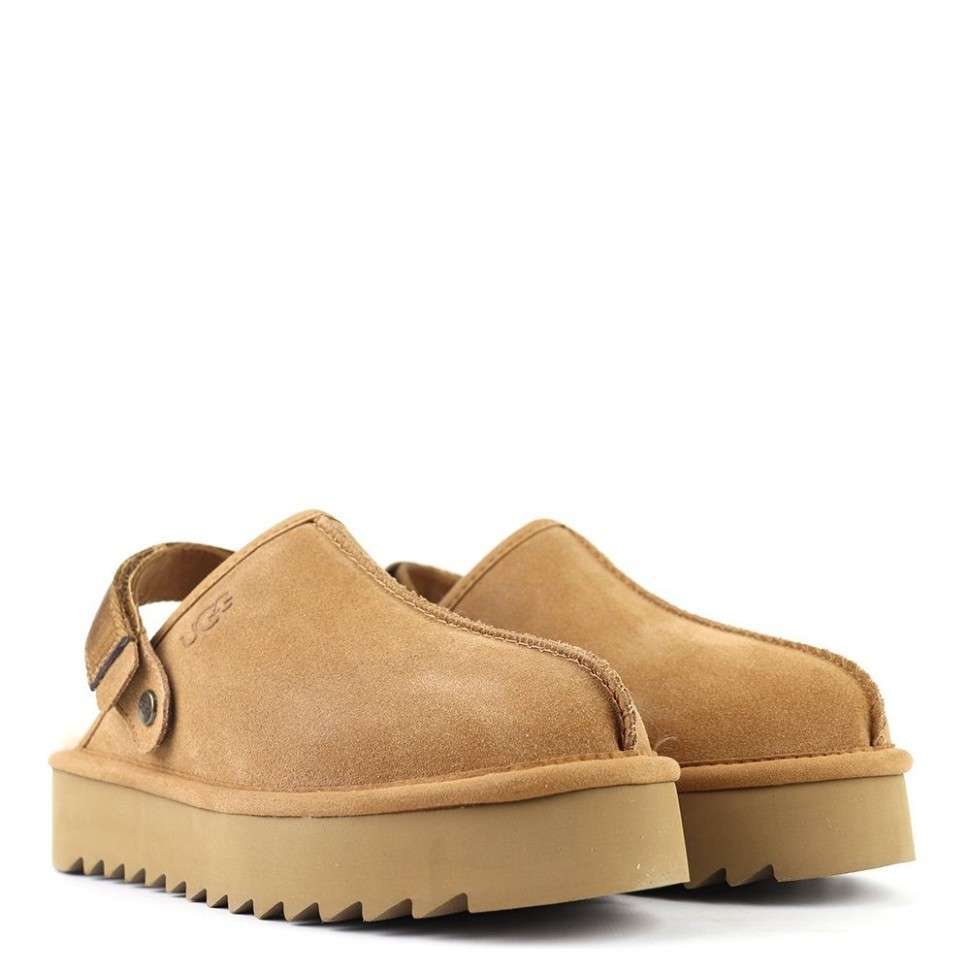 Жіночі UGG Ланах Сандалі Платформа Памаранчеві Lanah Clog Chestnut Platform — фото 5