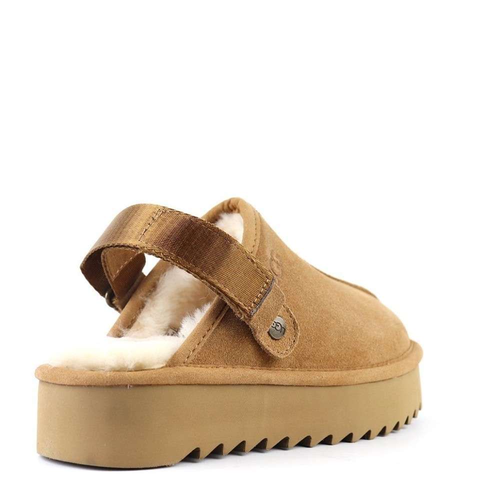 Жіночі UGG Ланах Сандалі Платформа Памаранчеві Lanah Clog Chestnut Platform — фото 6