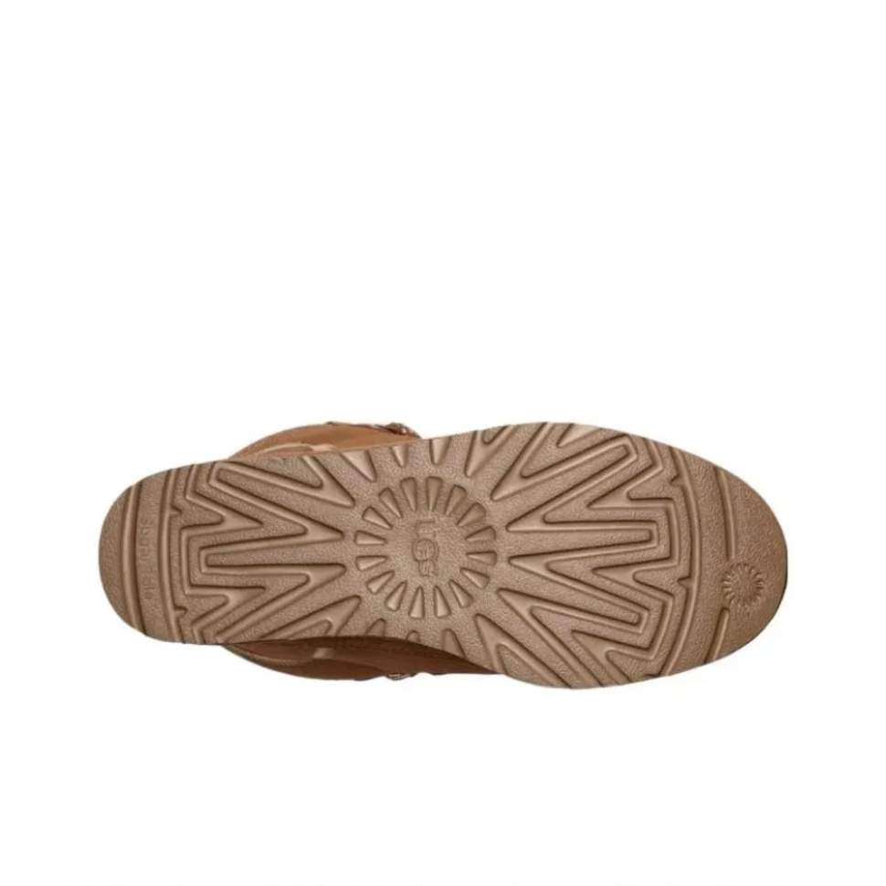 Жіночі UGG Кросівки Зимові Високі Замшеві Коричневі Lowmel Sneaker high Chestnut — фото 6