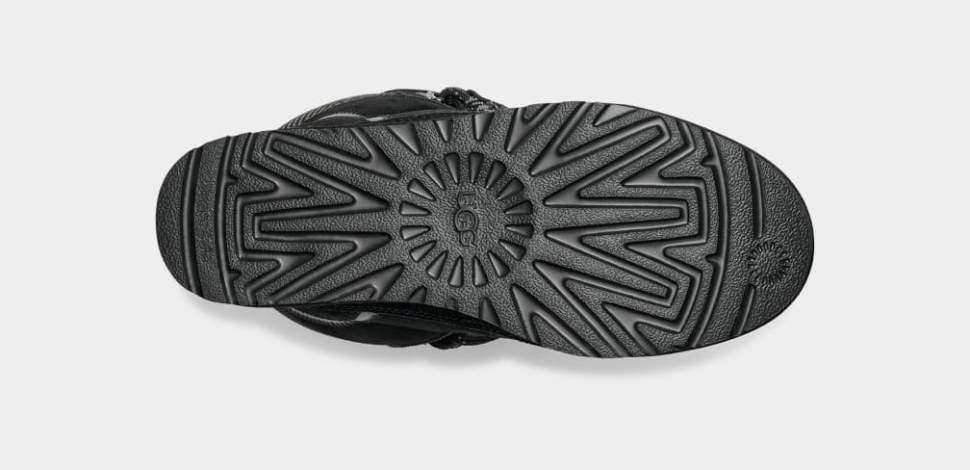 Жіночі UGG Кросівки Зимові Високі Замшеві Чорні Lowmel Sneaker High Black — фото 6