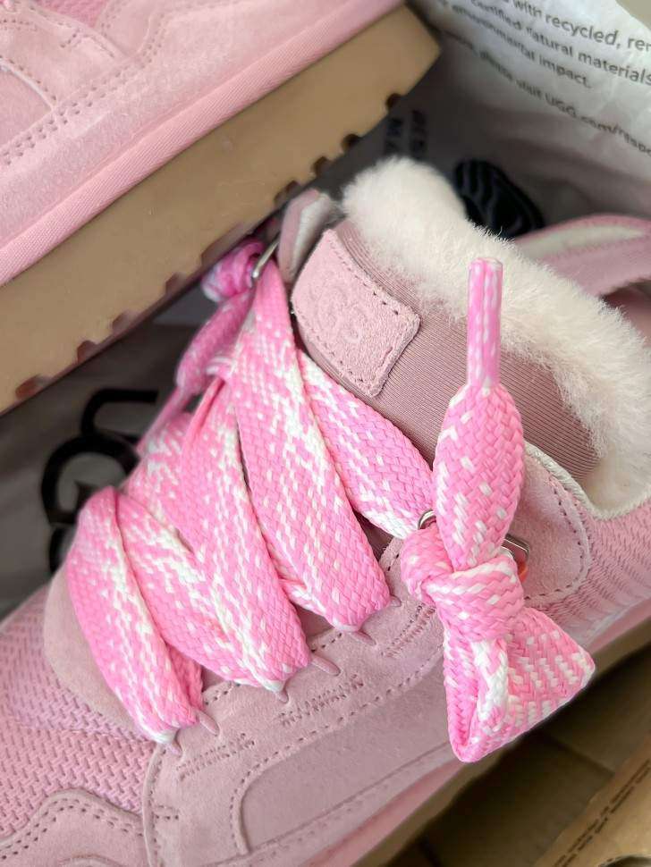 Жіночі UGG кросівки Зимові Замшеві Рожеві Women's Lowmel Pink — фото 5