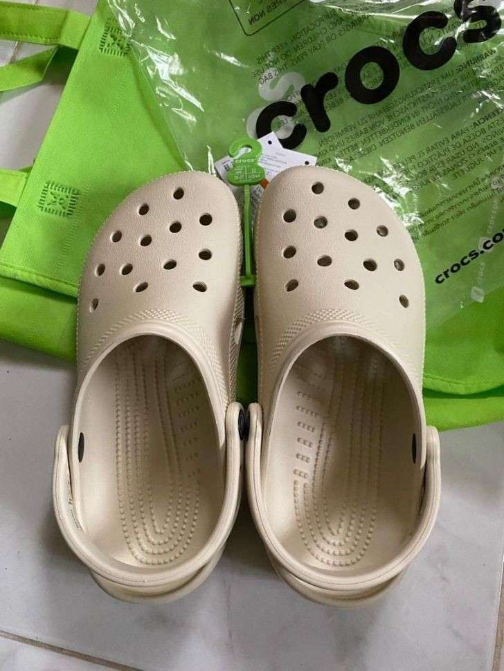 Crocs Classic Clog Bone Baige — фото 9