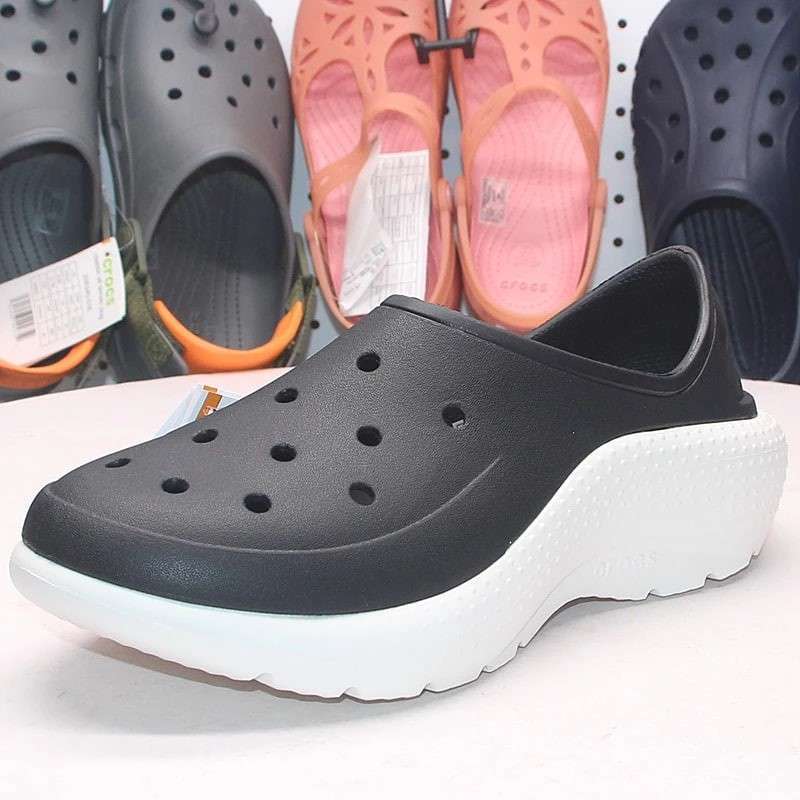 Чоловічі Crocs Кросівки Чорні Classic Sneaker black\chalk — фото 2