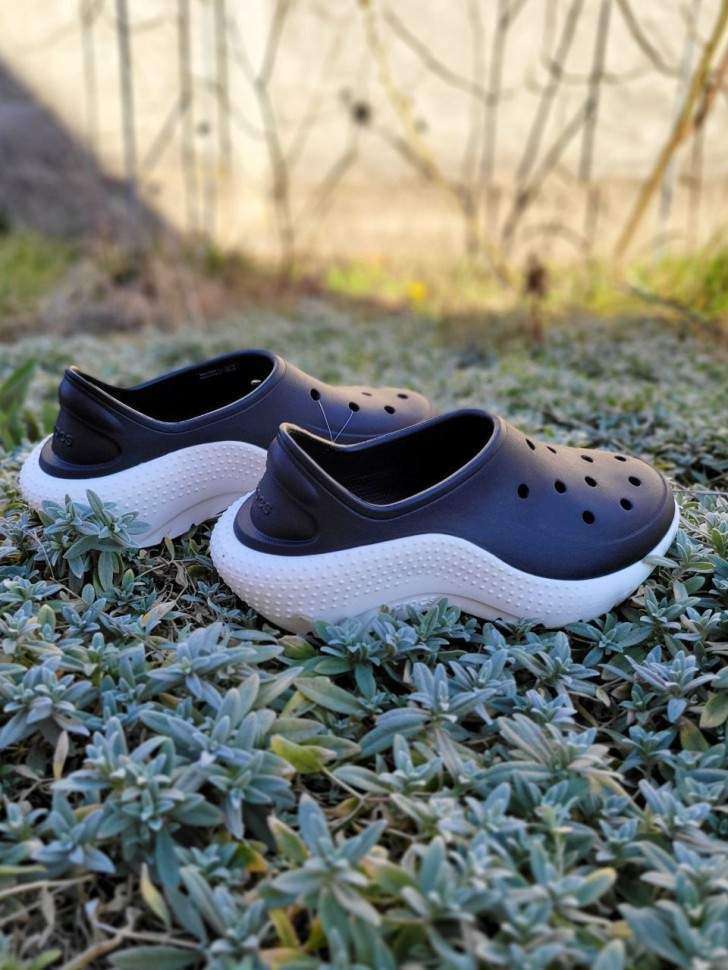 Чоловічі Crocs Кросівки Чорні Classic Sneaker black\chalk — фото 7