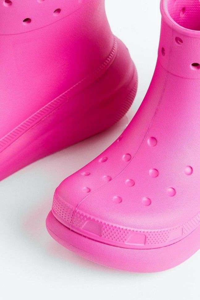 Жіночі гумові чоботи Crocs Crush Rain Boot Juice — фото 2