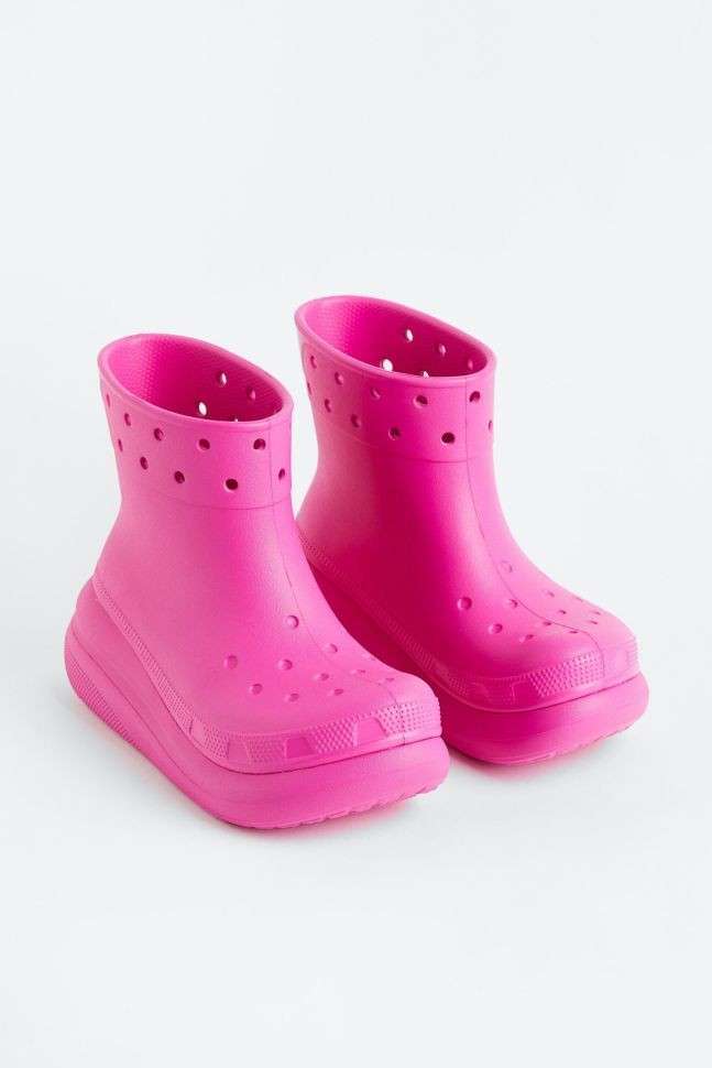 Жіночі гумові чоботи Crocs Crush Rain Boot Juice — фото 4