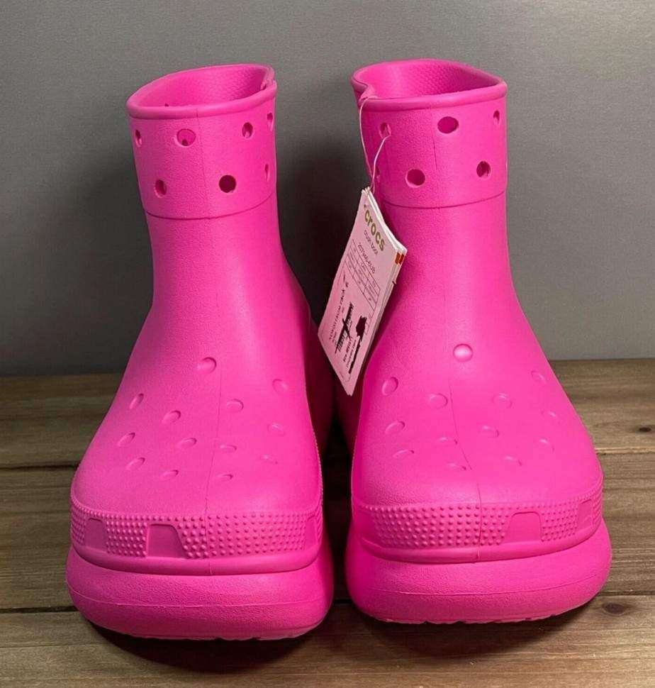 Жіночі гумові чоботи Crocs Crush Rain Boot Juice — фото 9