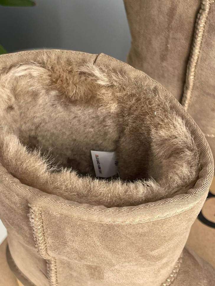 Жіночі UGG Платформа Шот Хакі Short Platform Khaki — фото 3