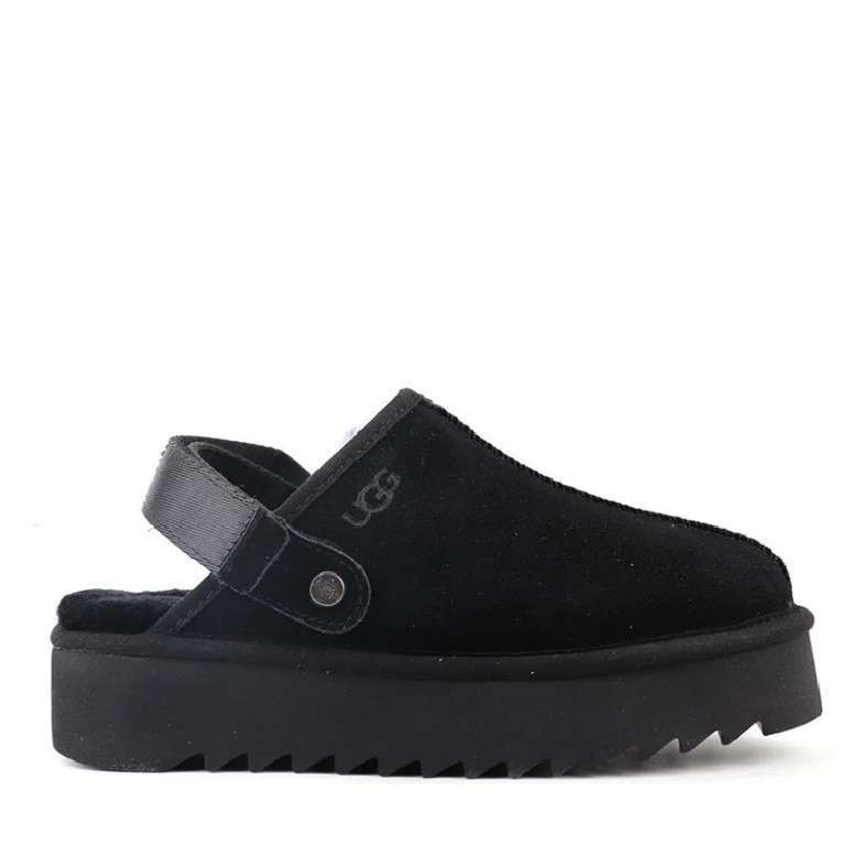 Жіночі UGG Ланах Сандалі Платформа Чорні Lanah Clog Chestnut Black