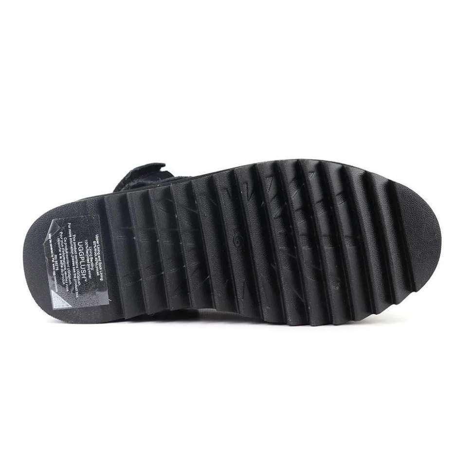Жіночі UGG Ланах Сандалі Платформа Чорні Lanah Clog Chestnut Black — фото 2