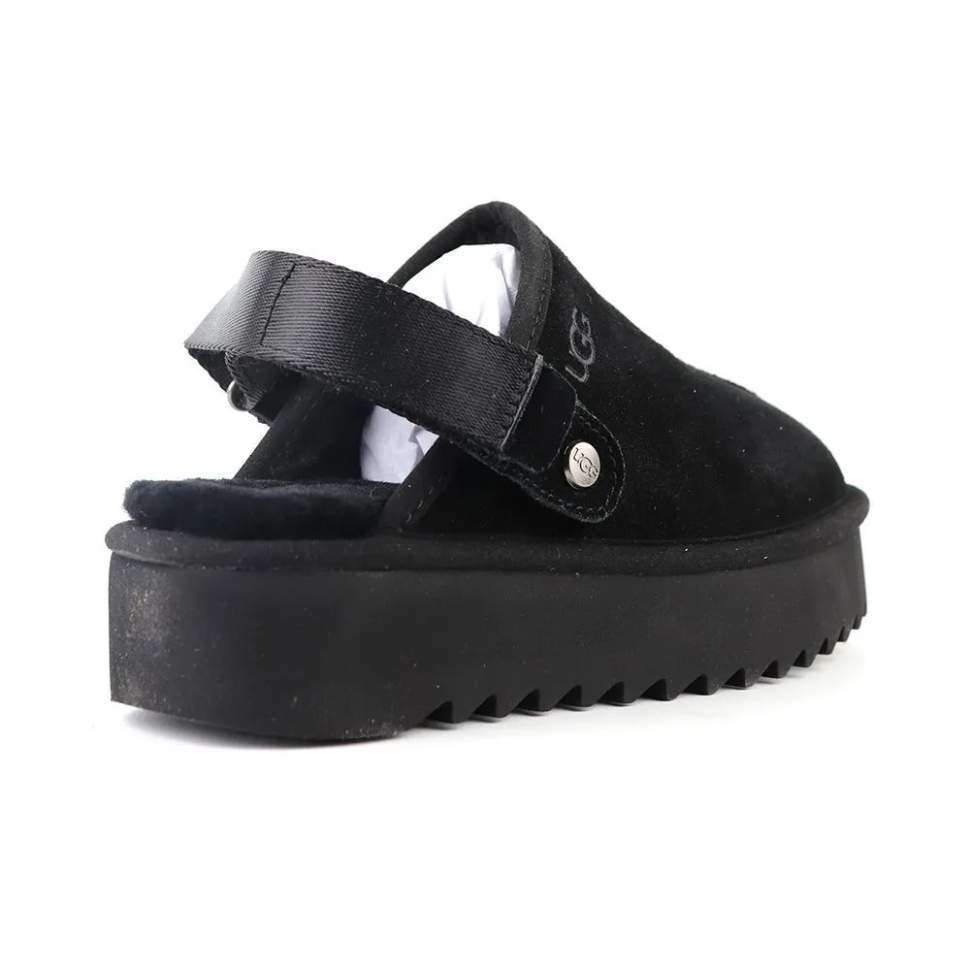 Жіночі UGG Ланах Сандалі Платформа Чорні Lanah Clog Chestnut Black — фото 4
