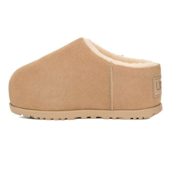 Жіночі UGG Пампед Слайд Бежеві-Пісочні Памбед Slide Pumped Mustard Seed — фото 3